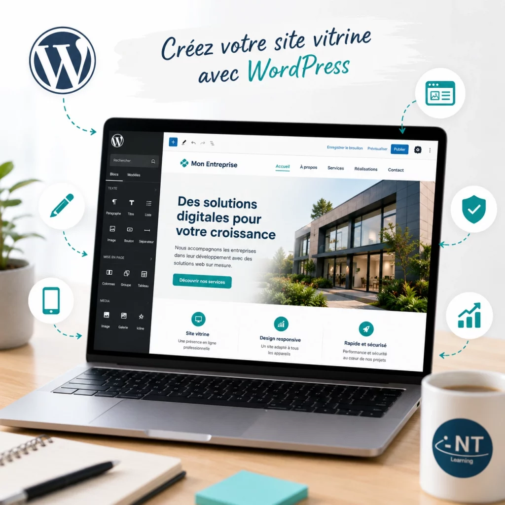 Un site WordPress en construction